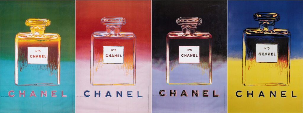Chanel 5 poster andy Warhol
