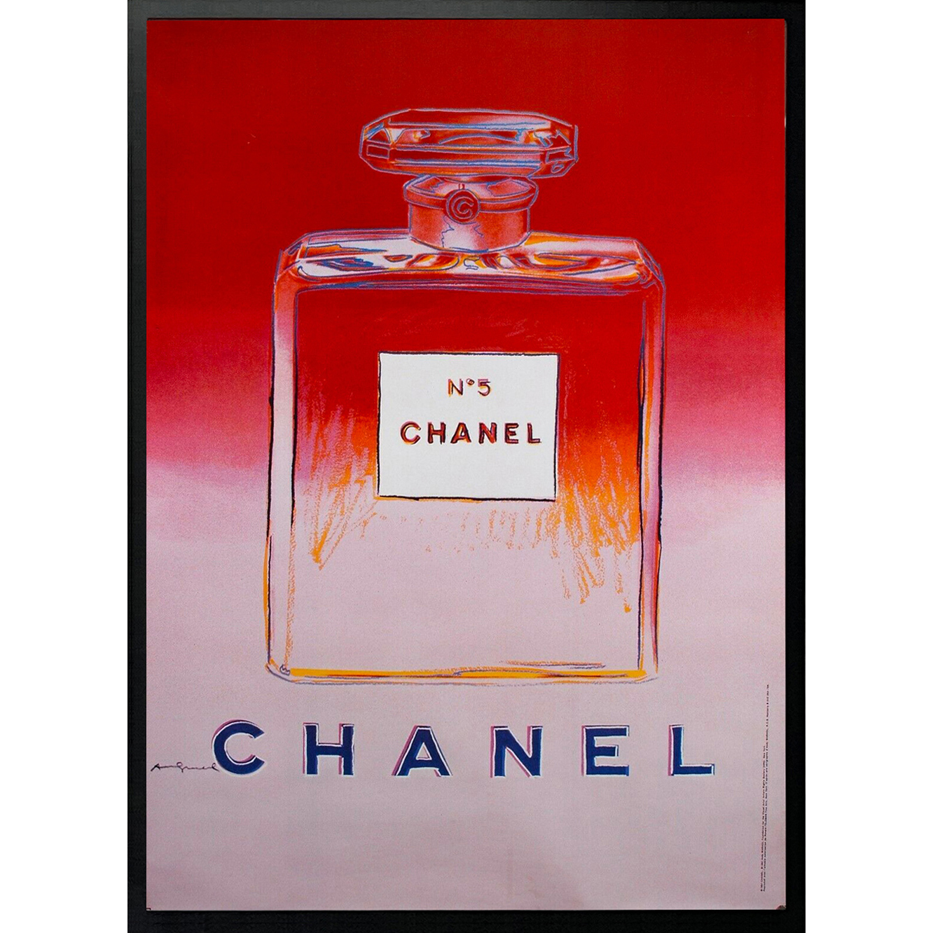 Andy WARHOL - CHANEL 5 Poster